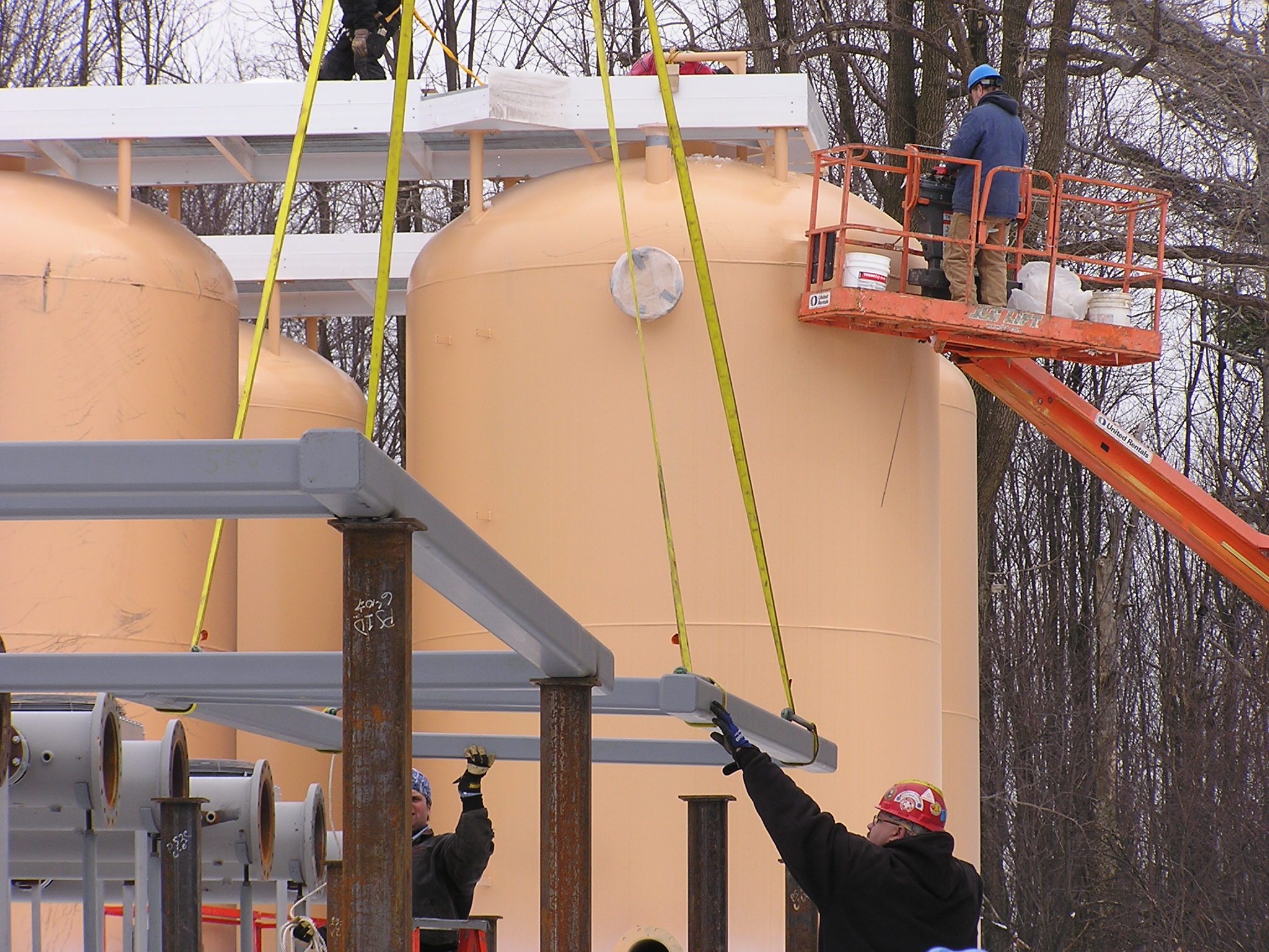 SSM Industries mechanical contracting team and fabrication work